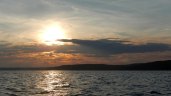 закат на Красноярском море